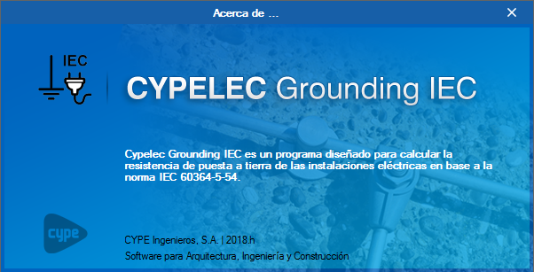 CYPELEC Grounding IEC. Gratuito. Cálculo de sistemas de puesta a tierra